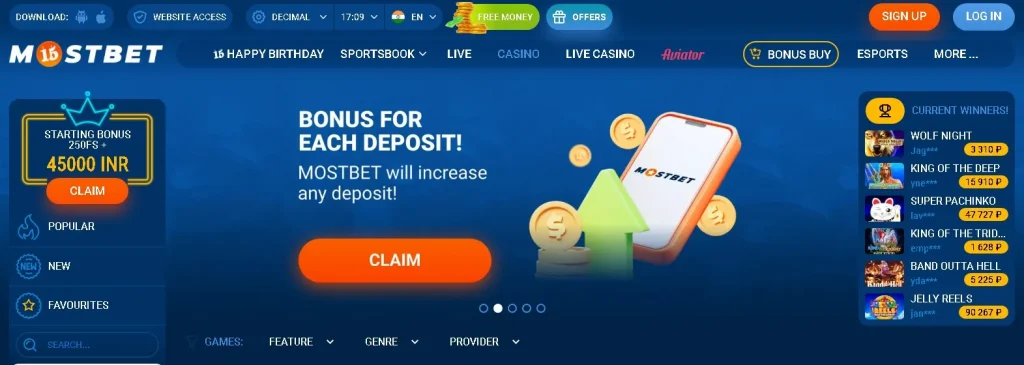 Mostbet BD Official Website